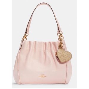 Coach Maya shoulder bag in pink w/ Bag charm
